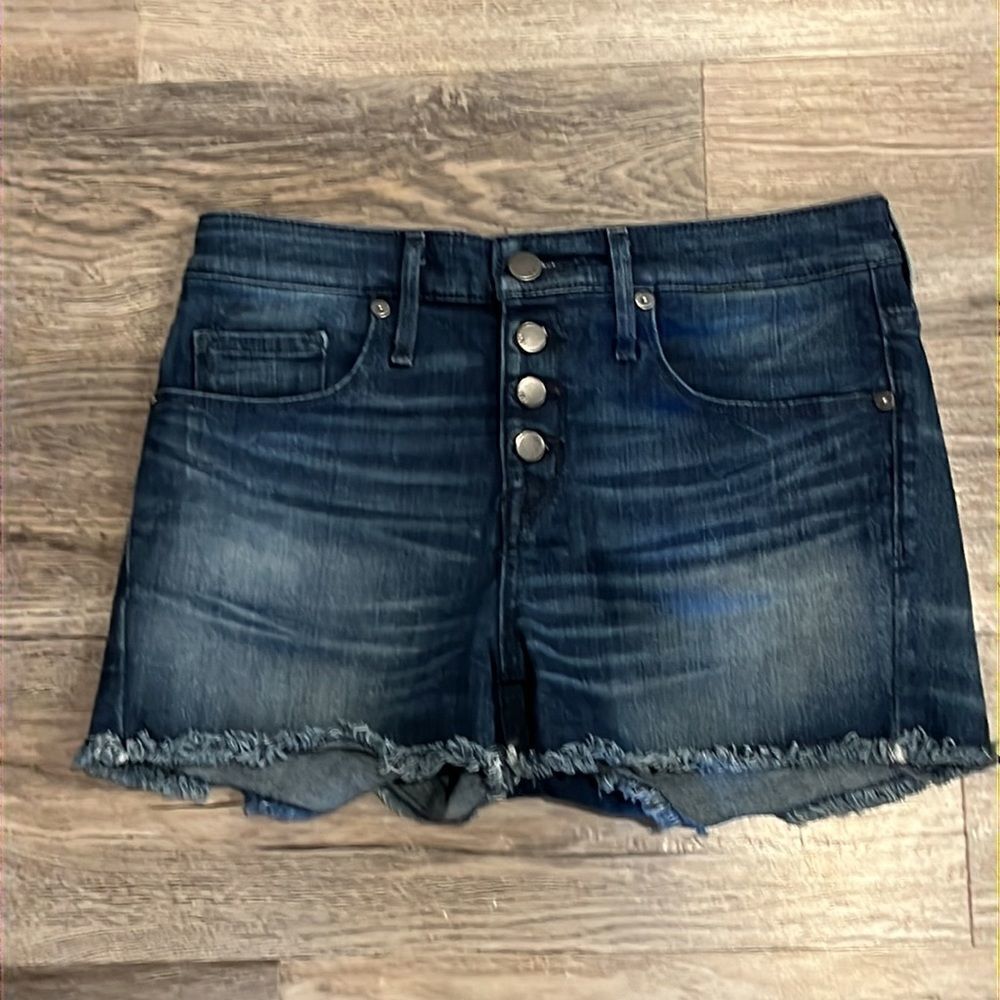 Mossimo High Rise Button Fly Shorts - Picture 2 of 5